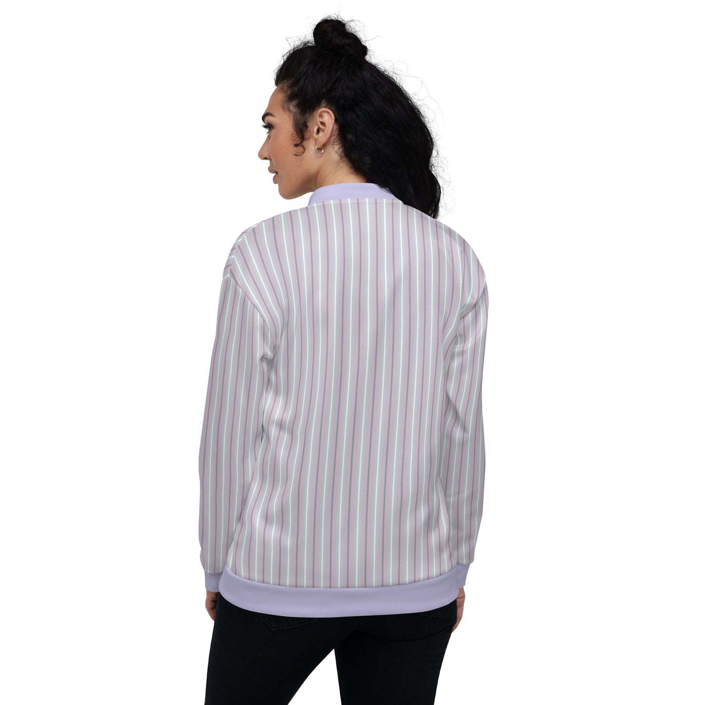 Lavender - Inspired By Dua Lipa - Sustainably Made Unisex Bomber Jacket