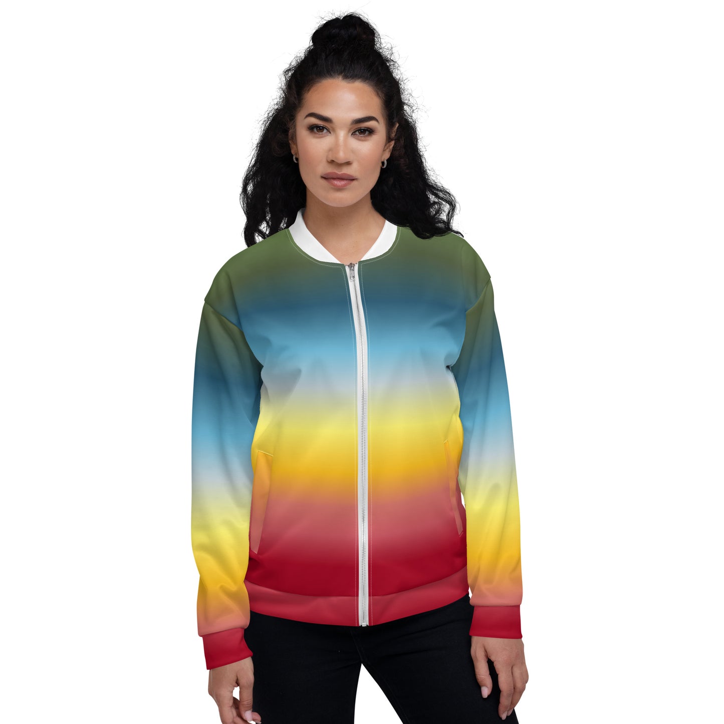 Colorize - Inspired By Selena Gomez - Sustainably Made Unisex Bomber Jacket