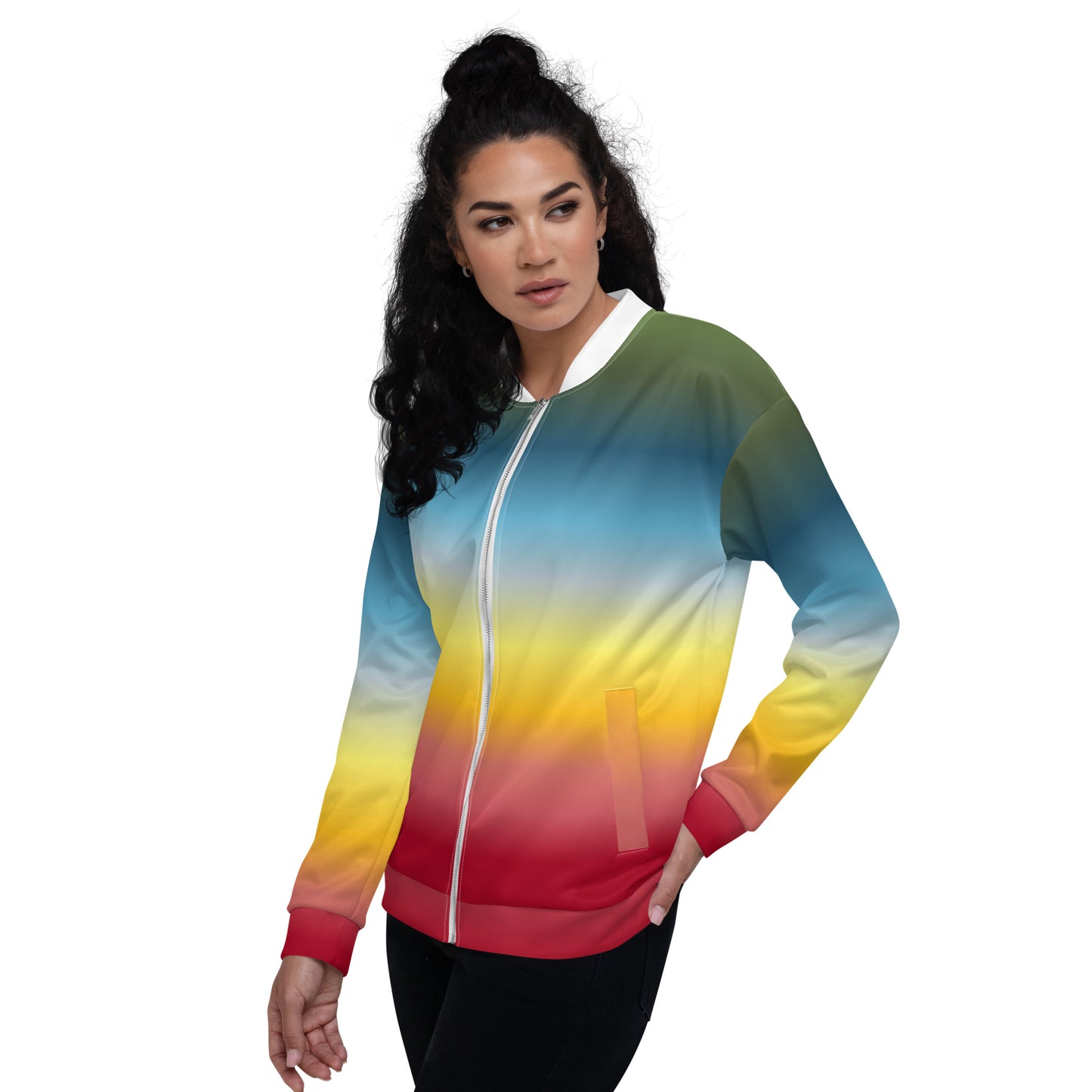 Colorize - Inspired By Selena Gomez - Sustainably Made Unisex Bomber Jacket