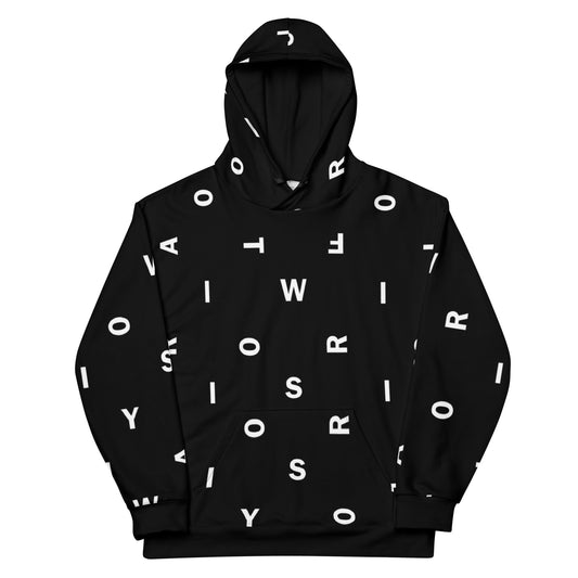 Letter Black - Inspired By Taylor Swift - Sustainably Made Unisex Hoodie
