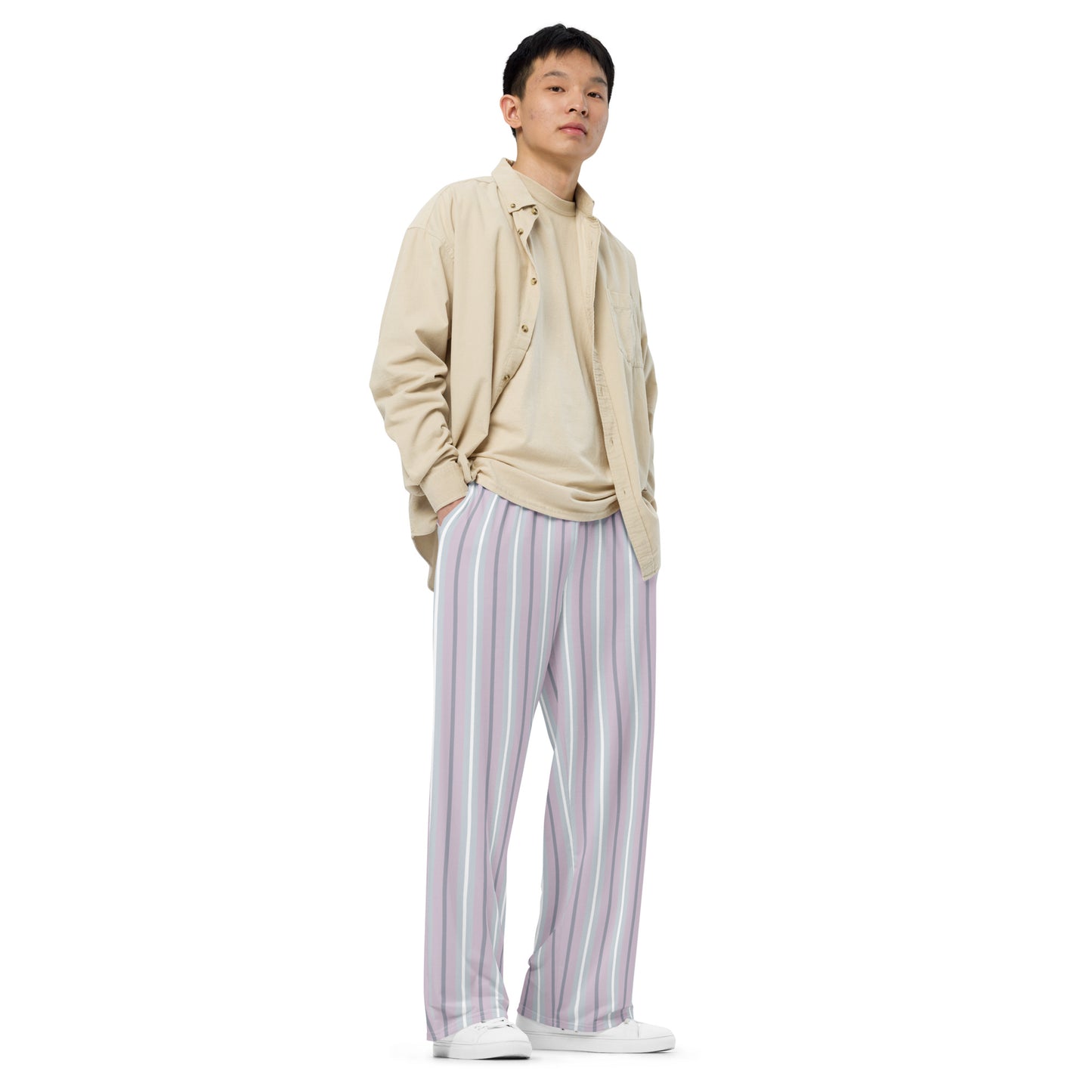 Lavender - Inspired By Dua Lipa - Sustainably Made unisex wide-leg pants