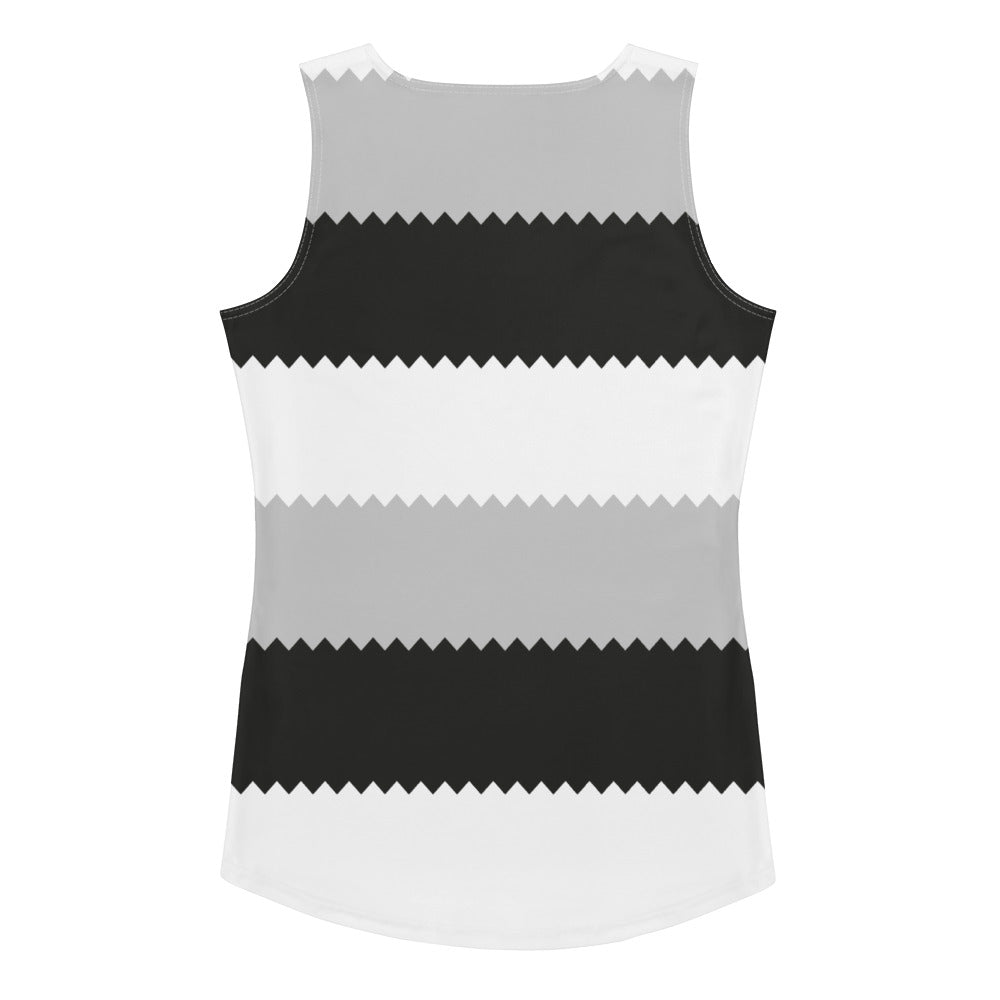 Electric Monochrome - Inspired By Dua Lipa - Sustainably Made Tank Top