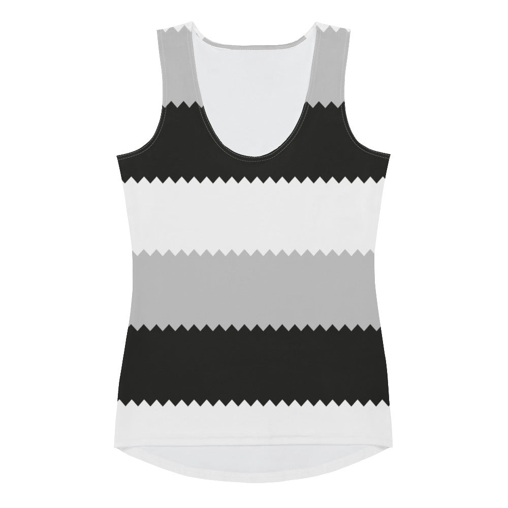 Electric Monochrome - Inspired By Dua Lipa - Sustainably Made Tank Top