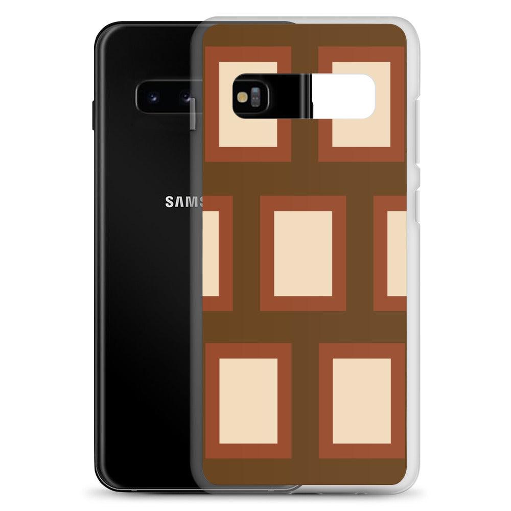 Retro Block - Inspired By Harry Styles - Sustainably Made Clear Case for Samsung®