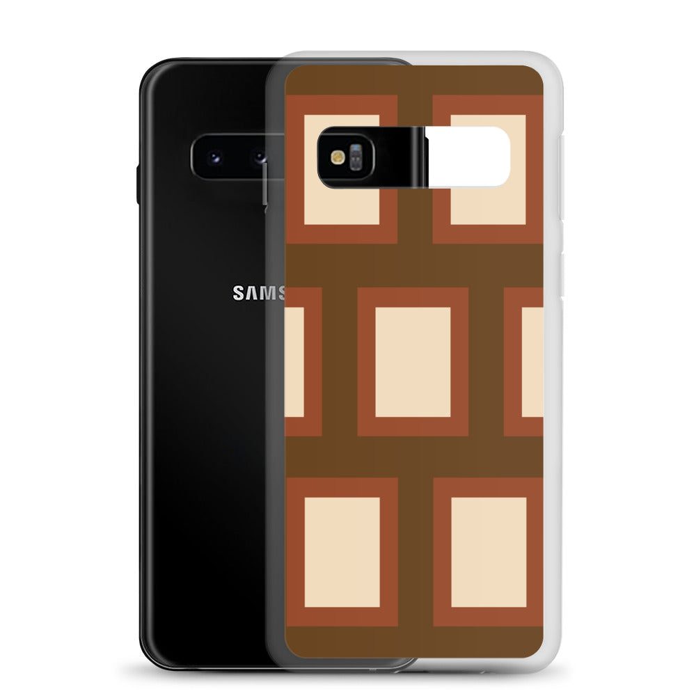 Retro Block - Inspired By Harry Styles - Sustainably Made Clear Case for Samsung®