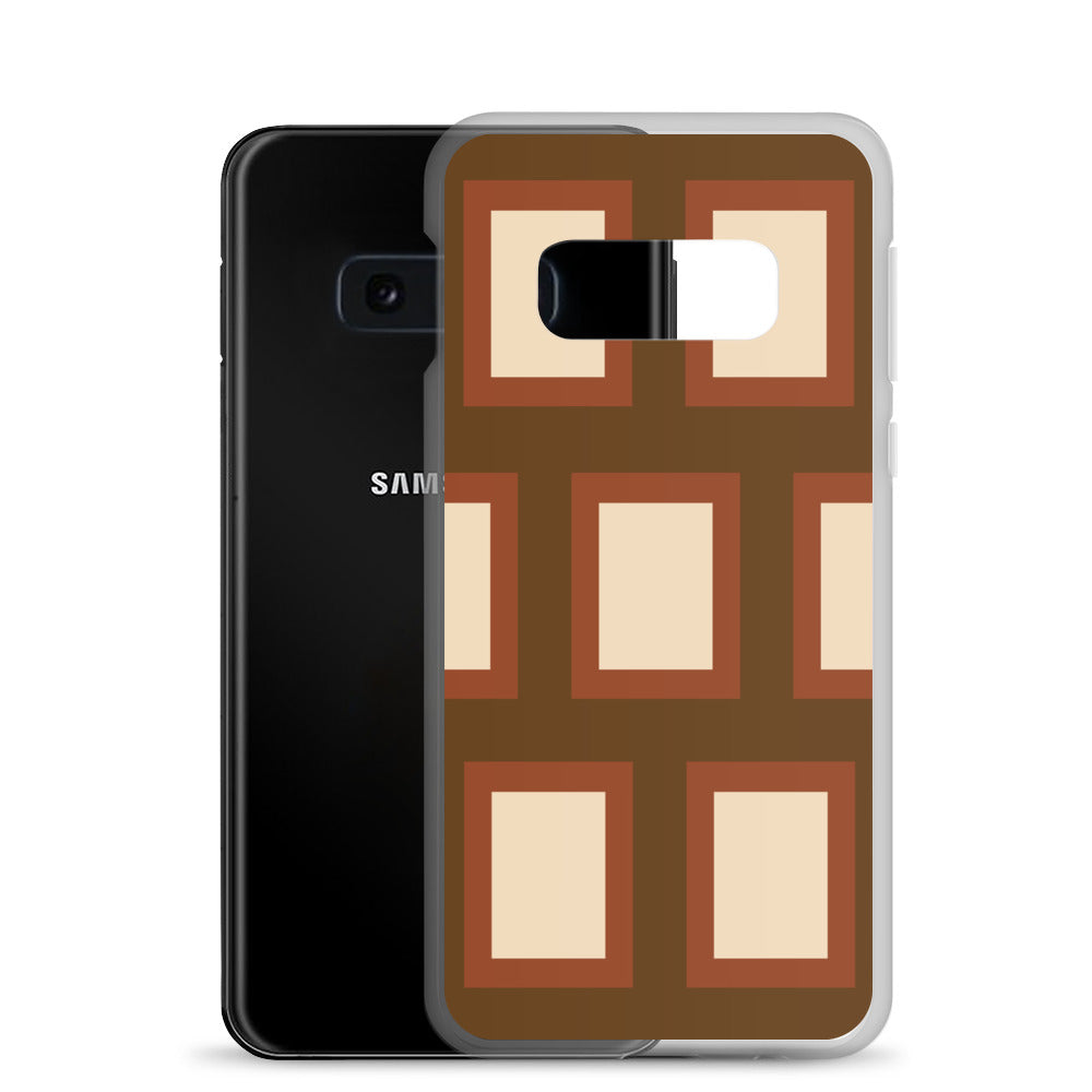 Retro Block - Inspired By Harry Styles - Sustainably Made Clear Case for Samsung®