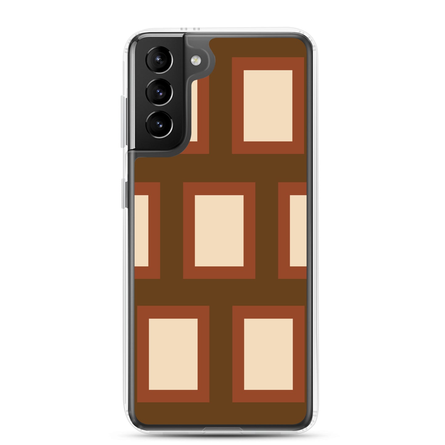 Retro Block - Inspired By Harry Styles - Sustainably Made Clear Case for Samsung®