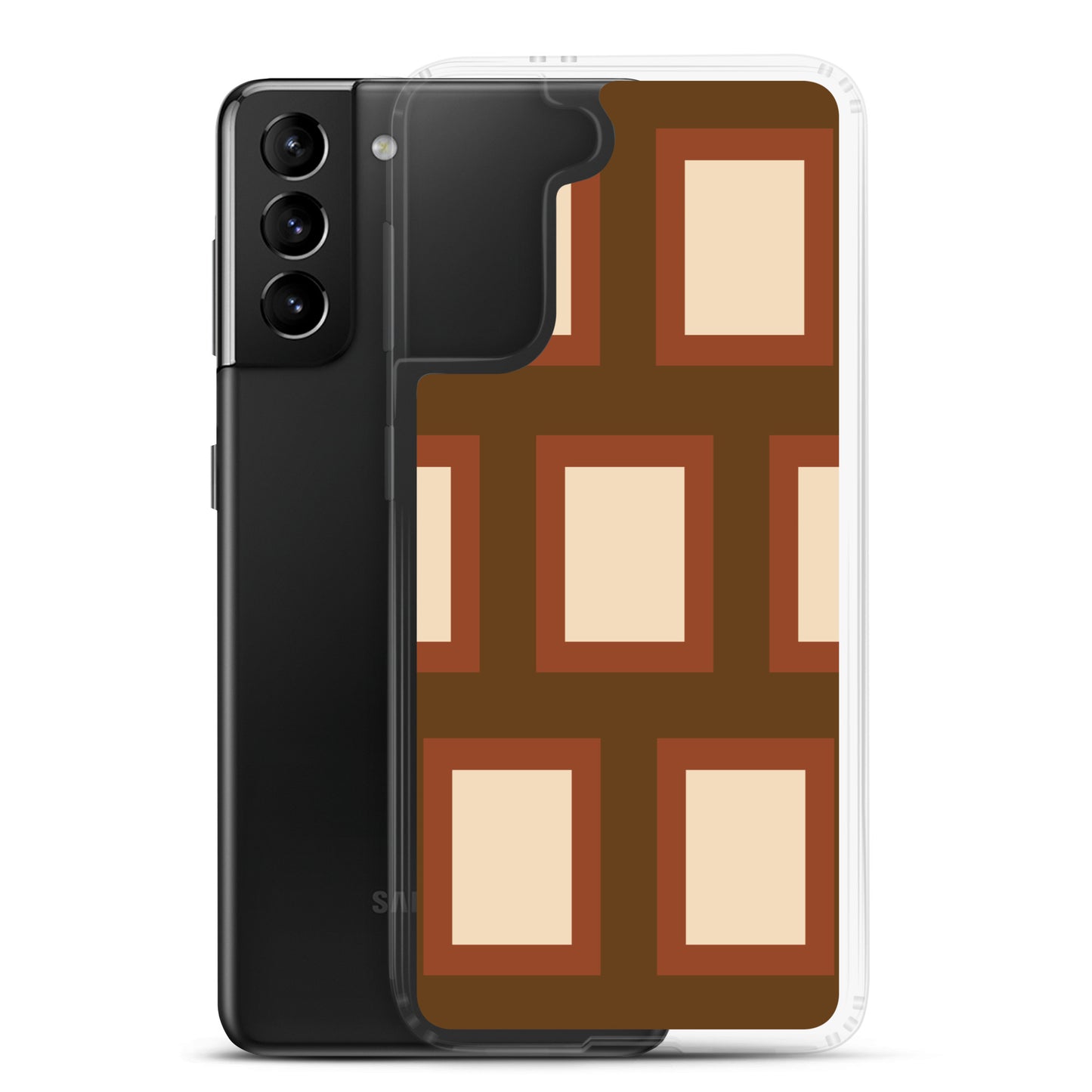 Retro Block - Inspired By Harry Styles - Sustainably Made Clear Case for Samsung®