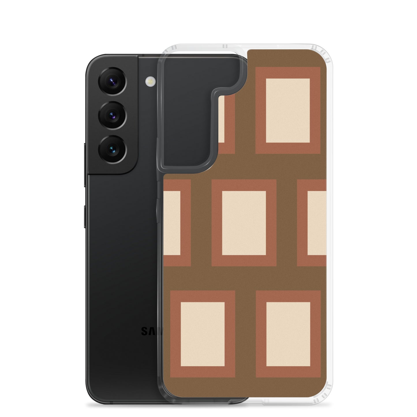 Retro Block - Inspired By Harry Styles - Sustainably Made Clear Case for Samsung®