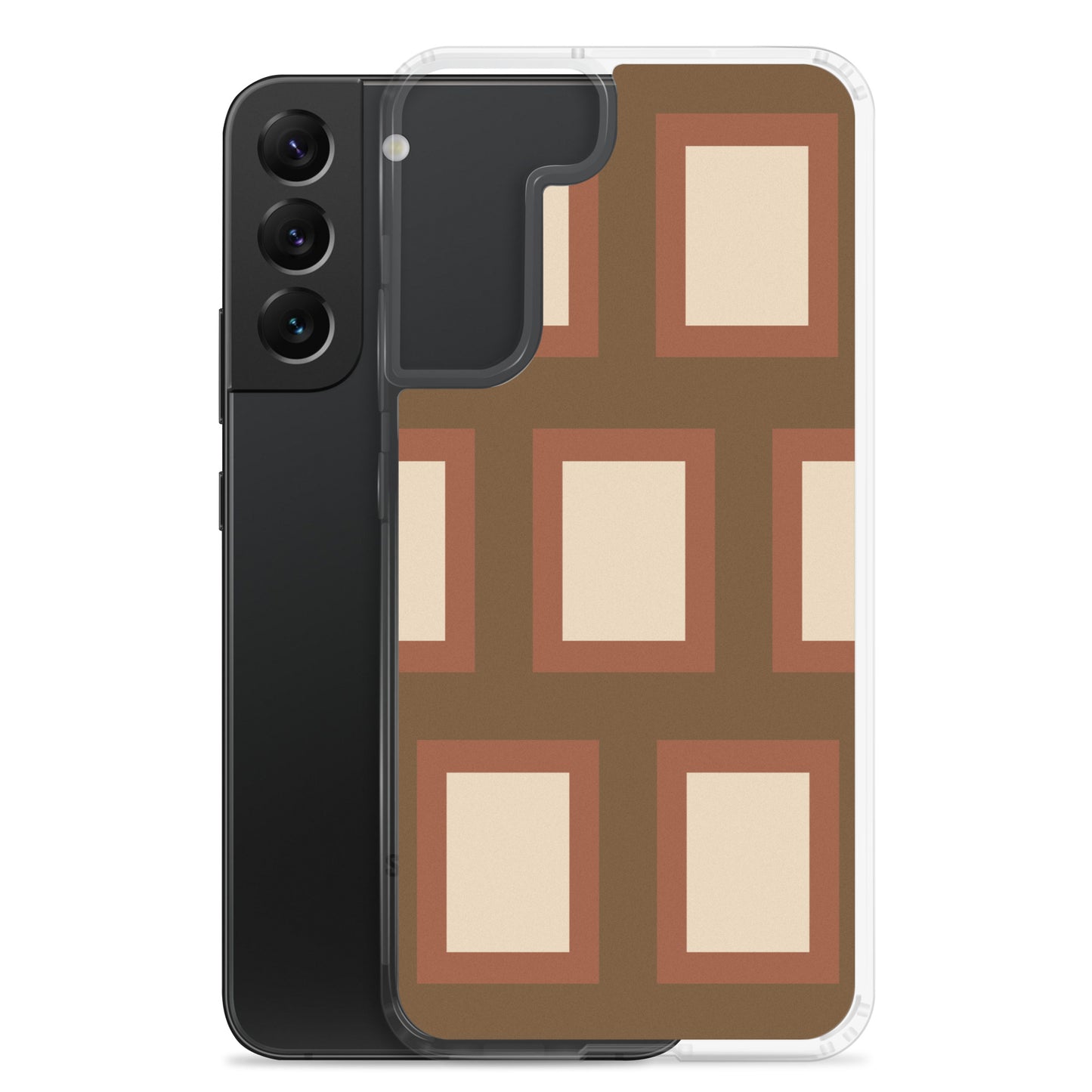 Retro Block - Inspired By Harry Styles - Sustainably Made Clear Case for Samsung®