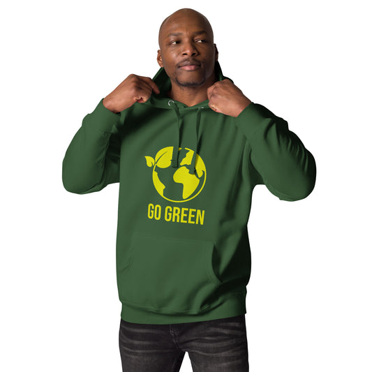 Go Green Earth - Sustainably Made Unisex Hoodie