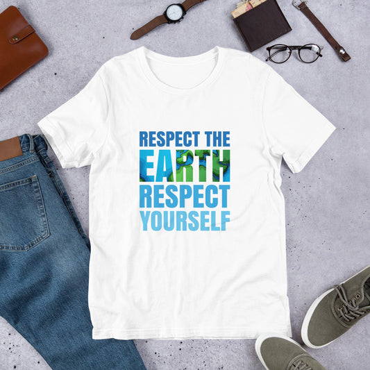 Respect The Earth - Sustainably Made Unisex t-shirt