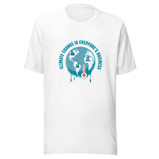 Climate Change Is Everyone's Business - Sustainably Made Unisex t-shirt