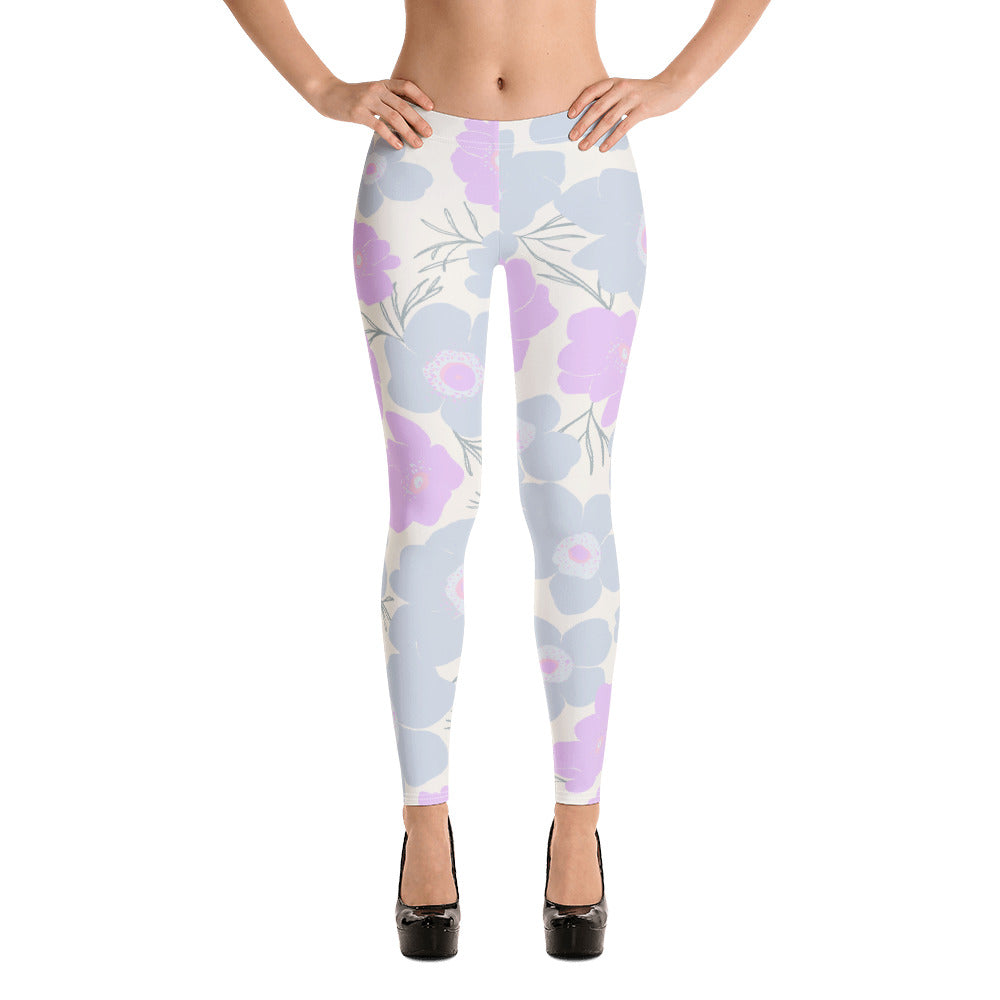 Pastel Floral - Sustainably Made Leggings