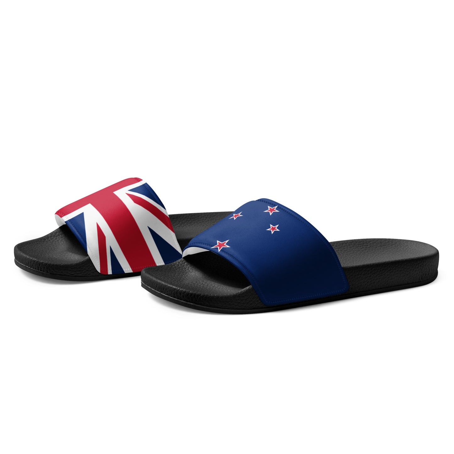 New Zealand Flag - Sustainably Made Men’s slides