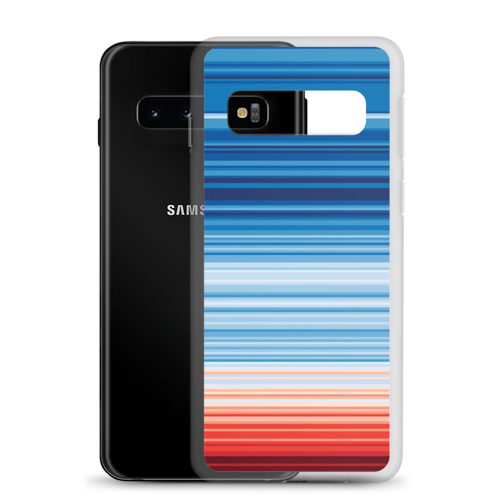 Climate Change Global Warming Stripes - Sustainably Made Samsung Case