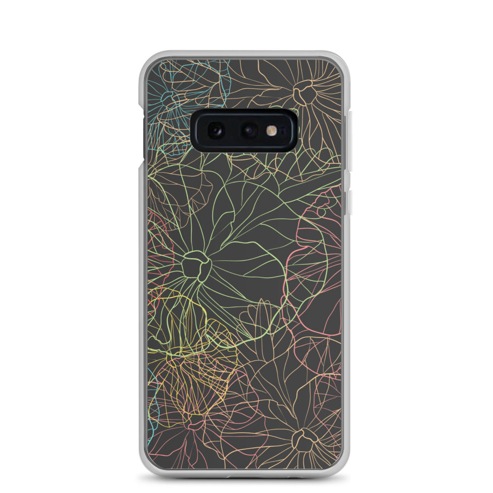 Neon Dark Floral - Sustainably Made Samsung Case