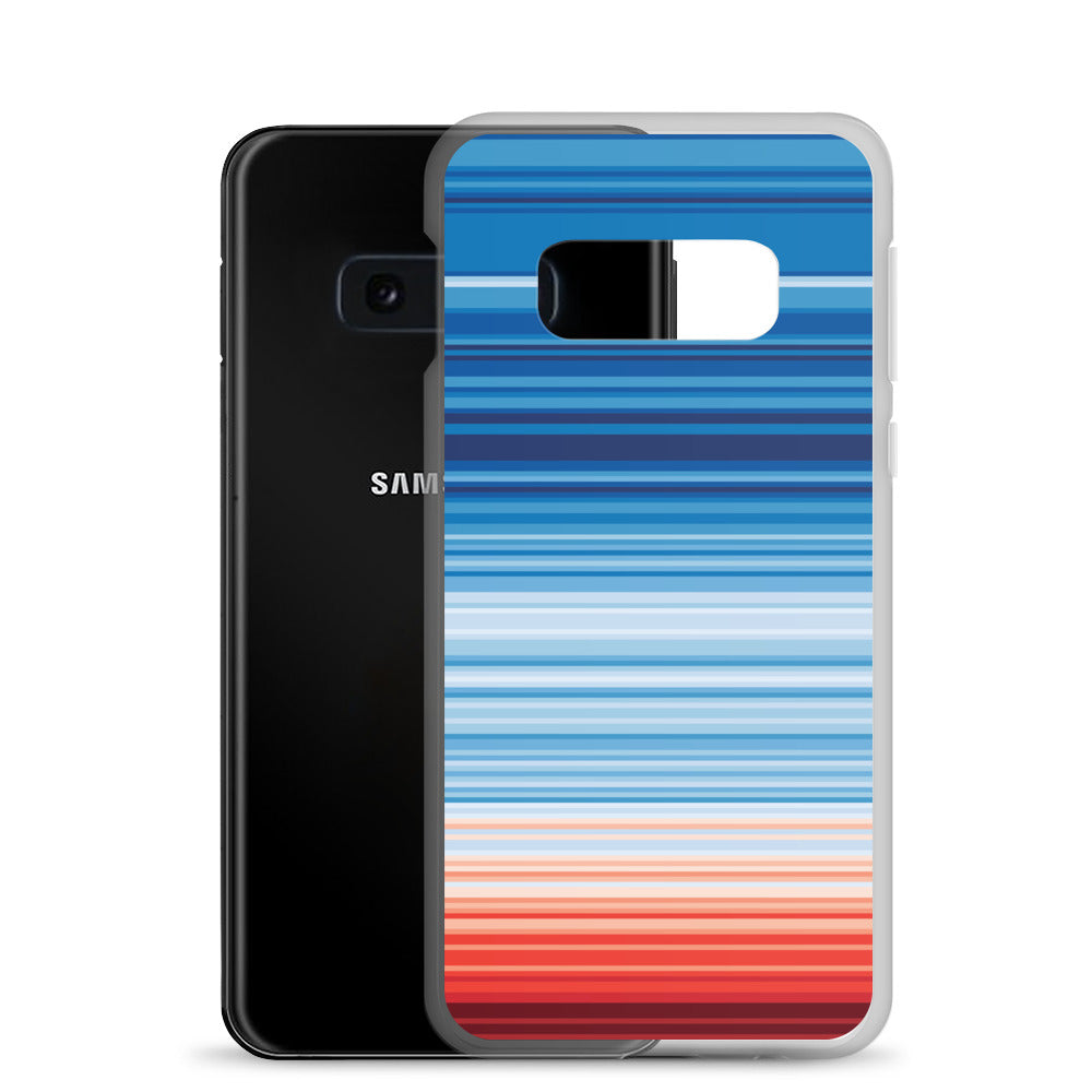 Climate Change Global Warming Stripes - Sustainably Made Samsung Case