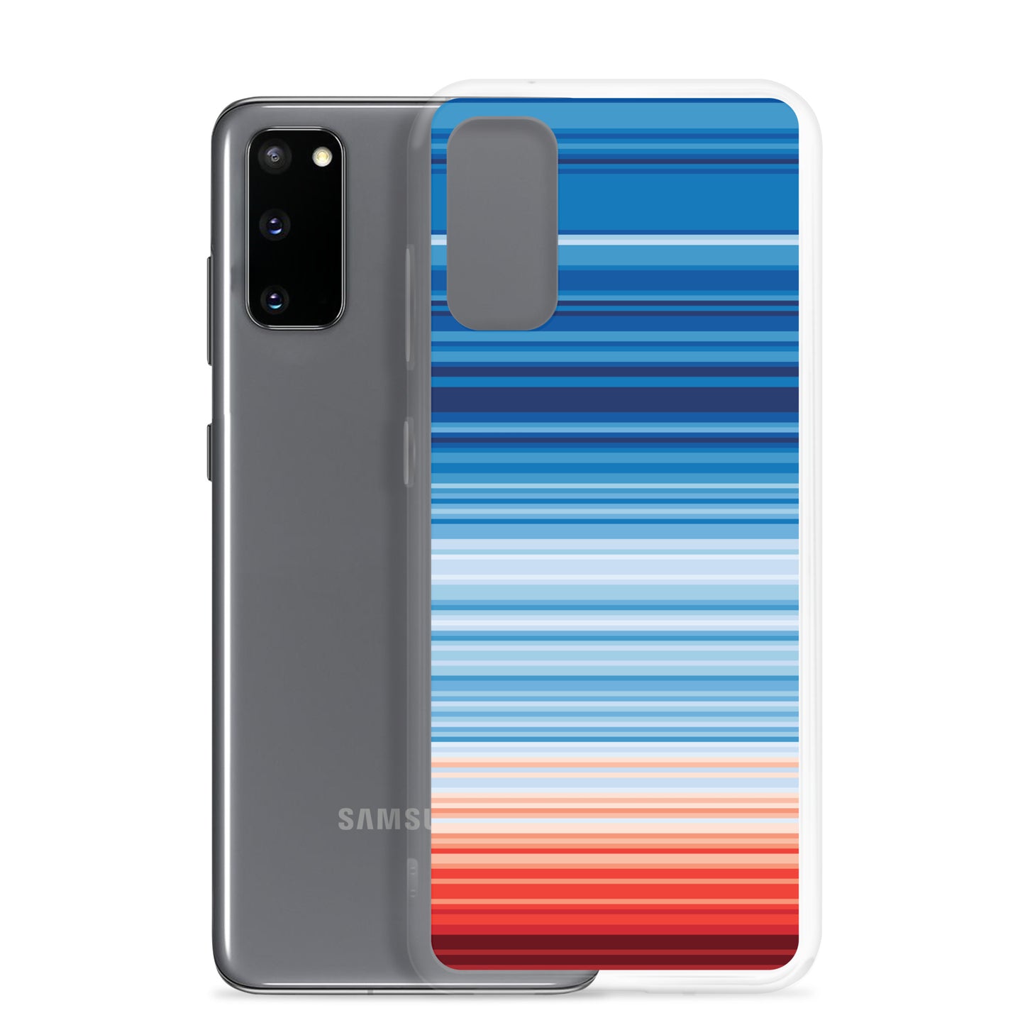 Climate Change Global Warming Stripes - Sustainably Made Samsung Case