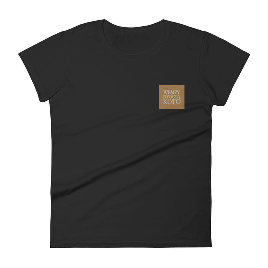 WDK Embroidery Logo - Sustainably Made Women’s Short Sleeve Tee